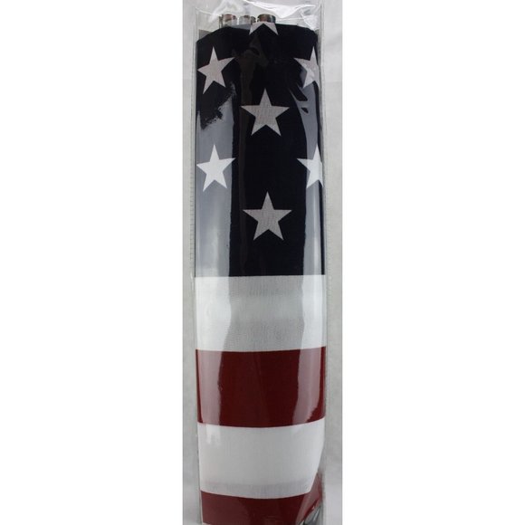 American Flag Kit 6 Ft Long Pole Ornamental Eagle 3 ft X 5 ft Printed Flag NIP - Picture 3 of 4